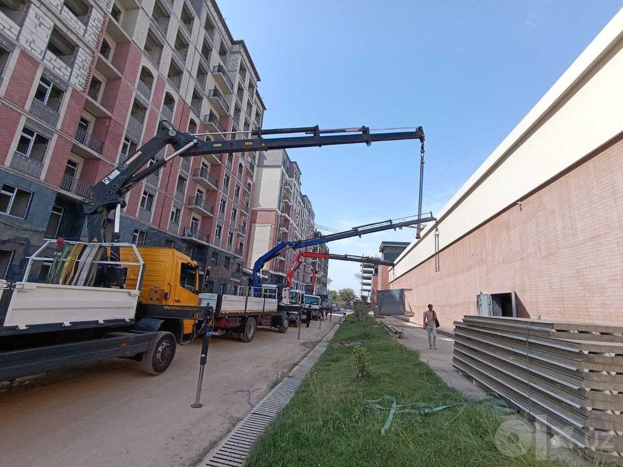 Манипулятор: кран до 10 т, борт до 15 тонн