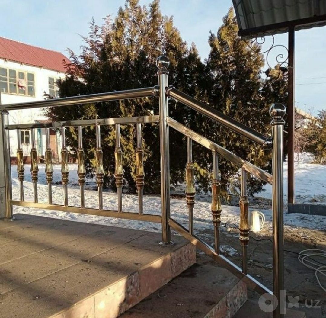 Перила из нержавейки и флагштоки