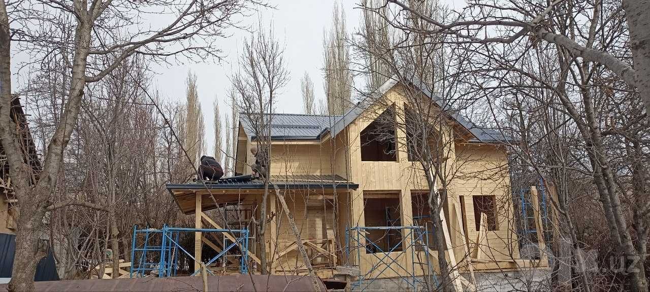 Строительство каркасного дома под ключ, 115 м²