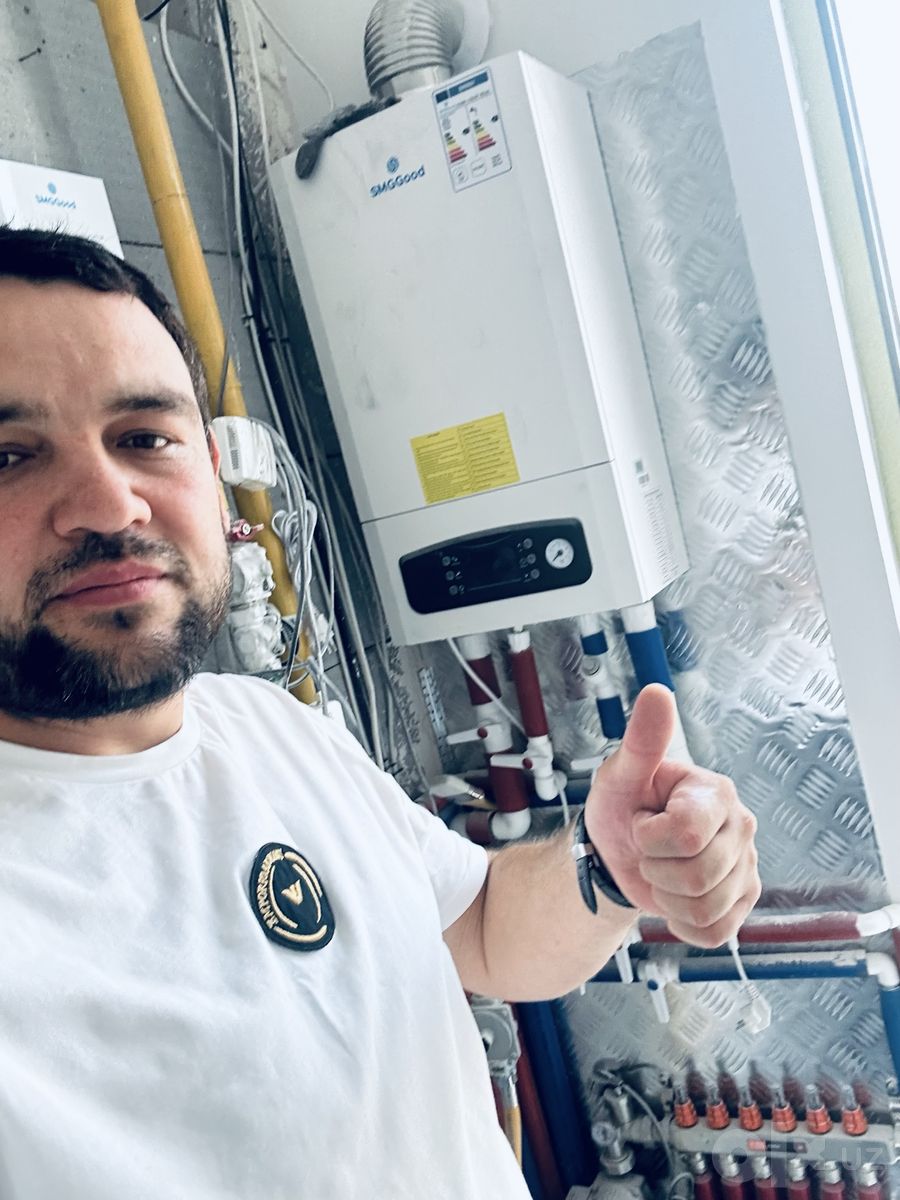 Установка радиаторов отопления и тёплого пола