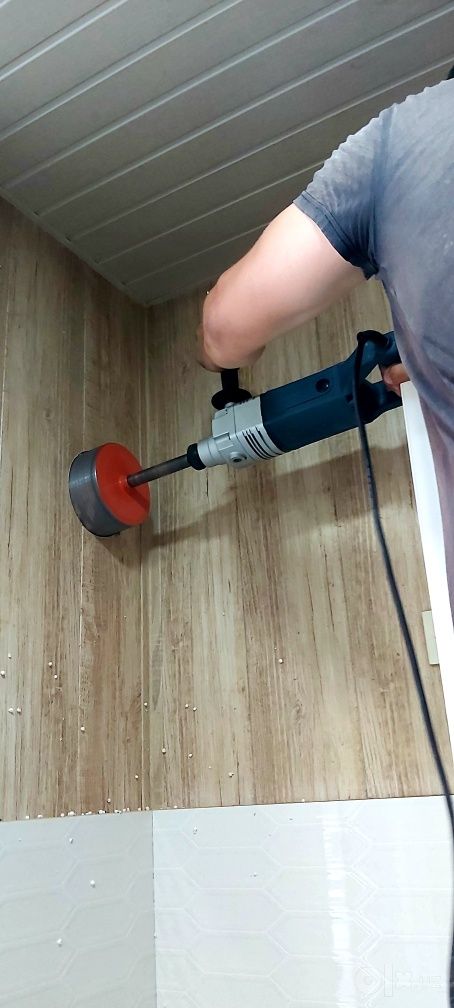 Сухое алмазное бурение без пыли, услуги перфоратора