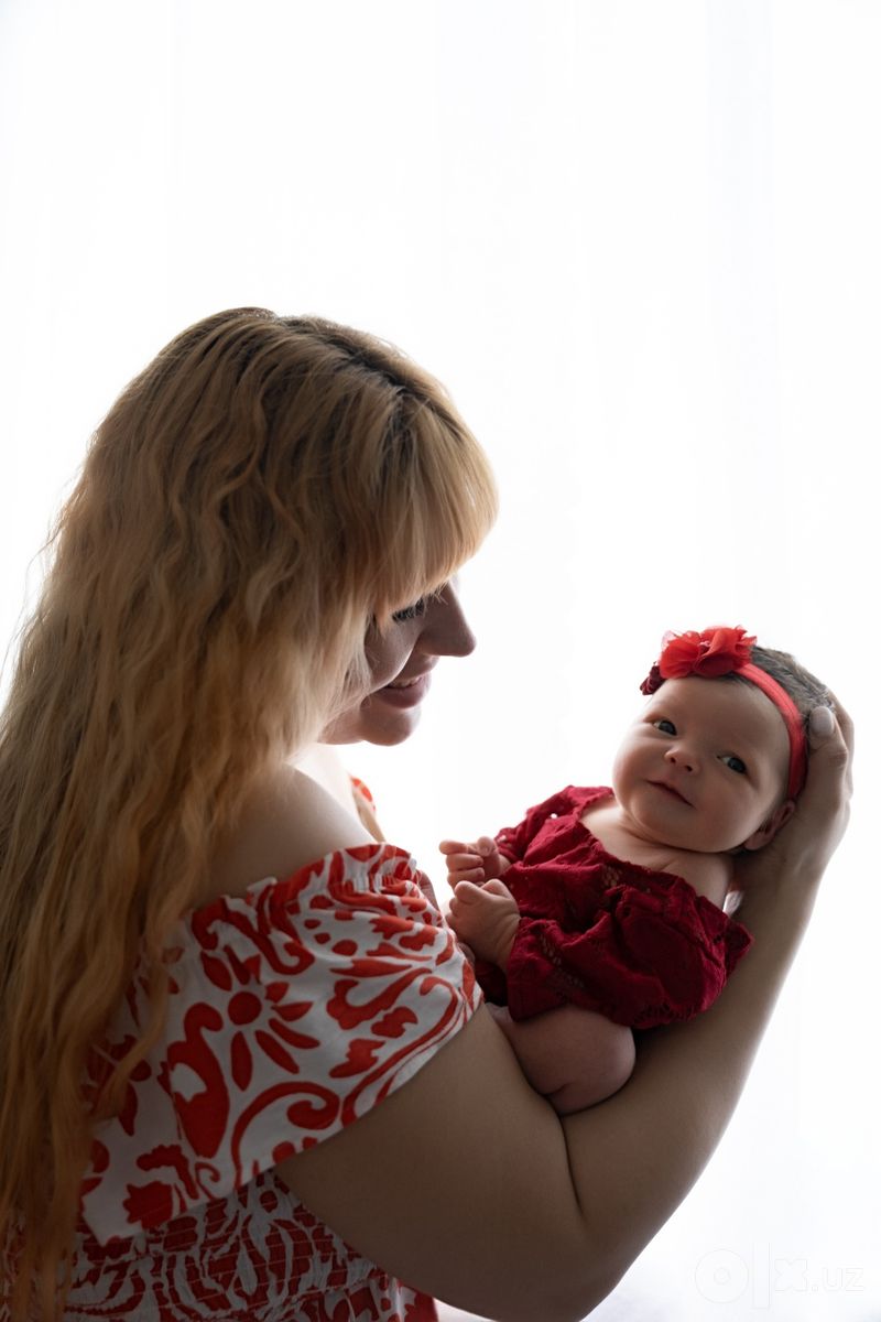 Фотосессия новорождённых newborn с выездом от Юлии