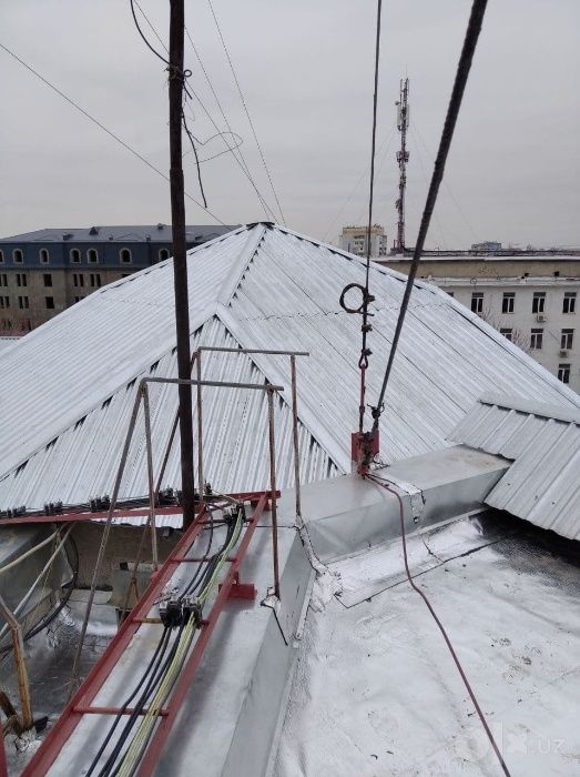 Ремонт мягкой и жёсткой кровли, высотные работы