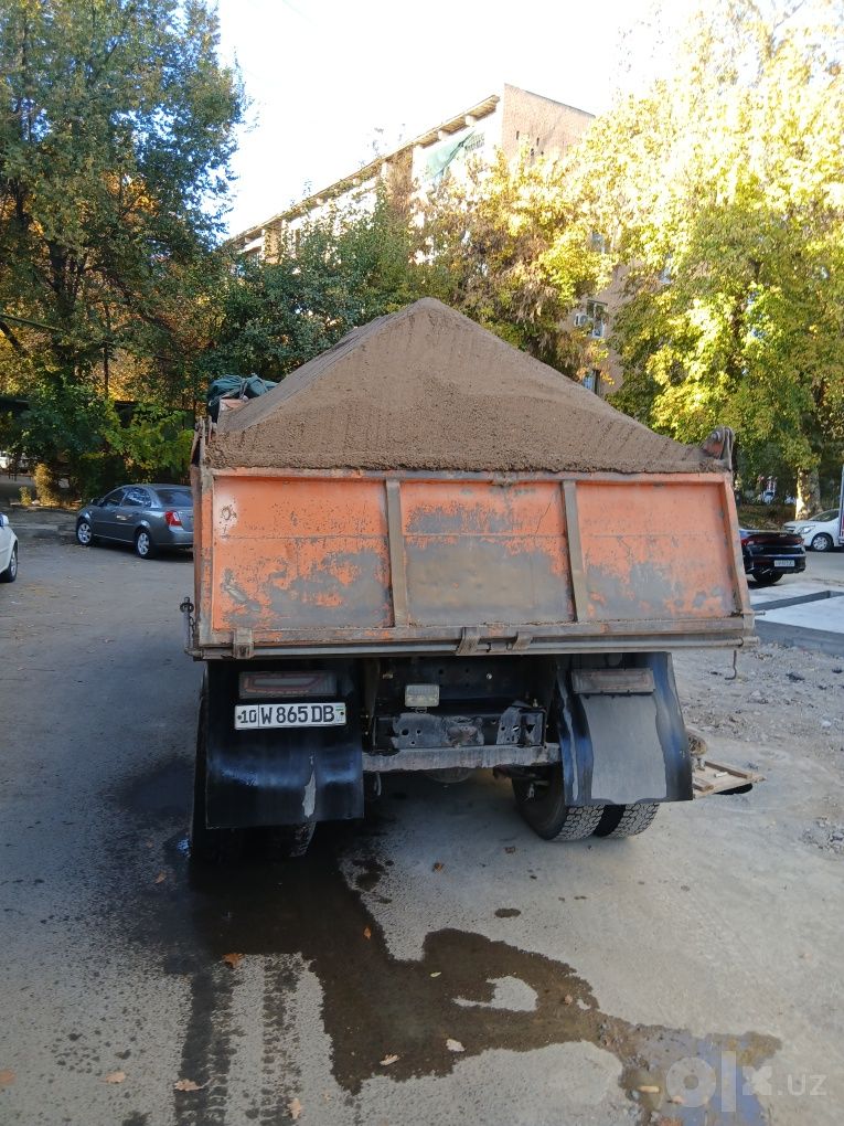 Доставка клинца и щебня на Камазе и Зиле