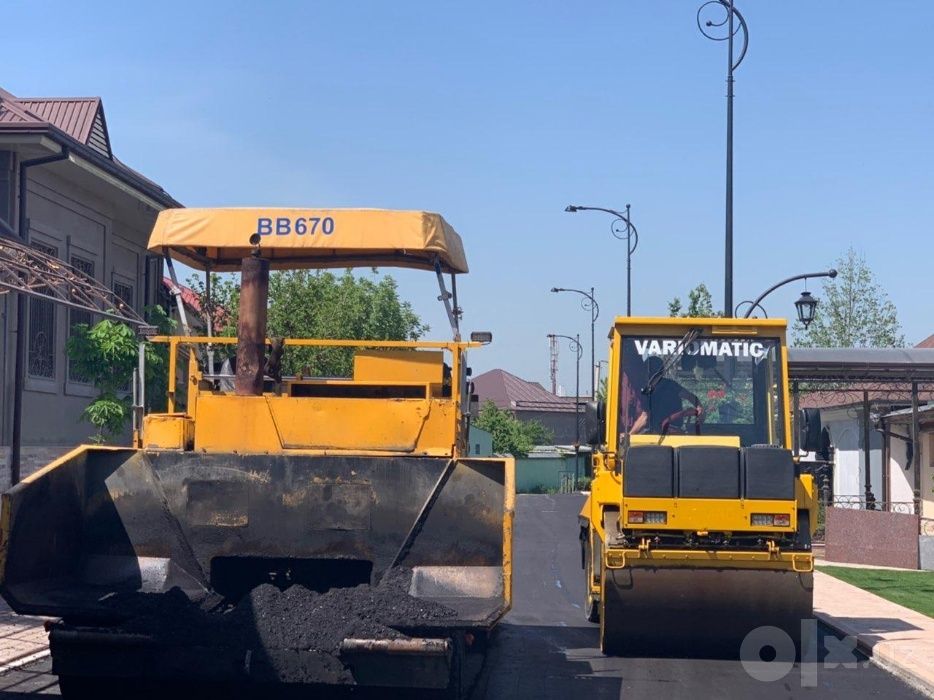 Асфальтирование дорог под ключ и разметка