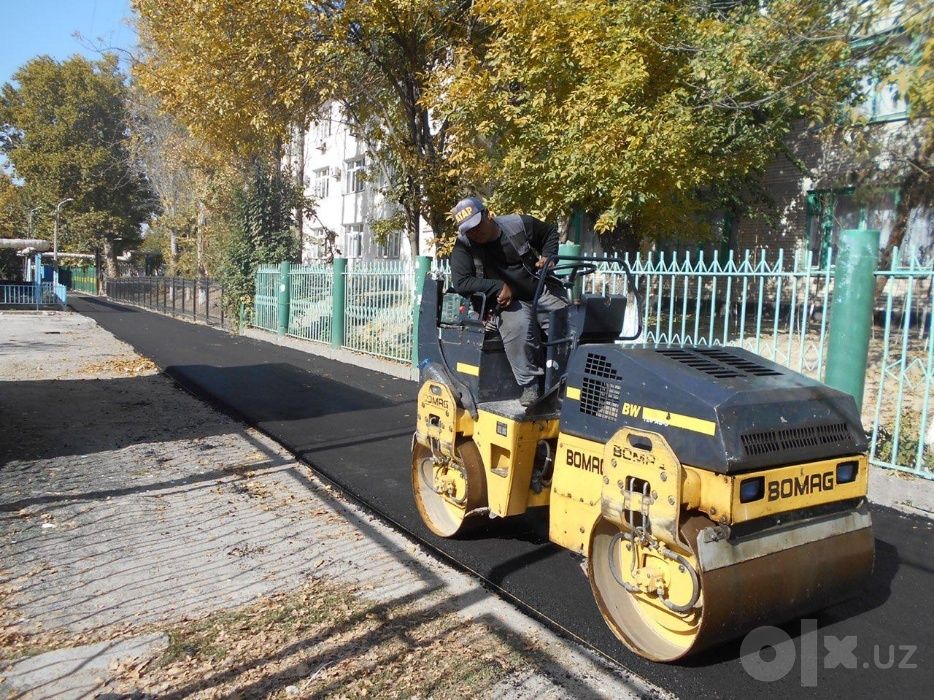 Асфальтирование дорог под ключ и разметка