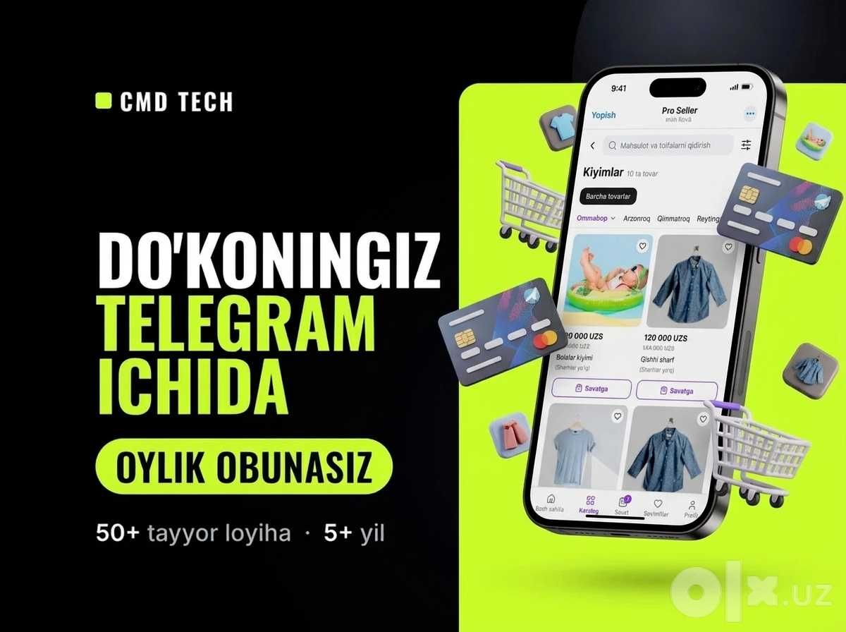 Telegram-бот для приёма заказов: каталог и оплата