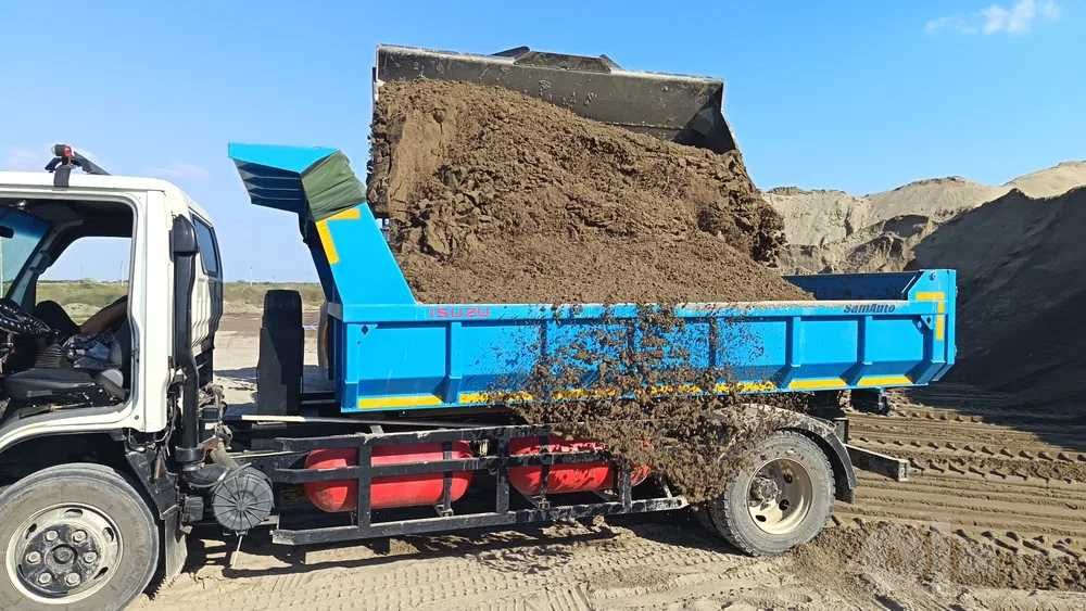 Вывоз мусора и доставка песка на Исузу