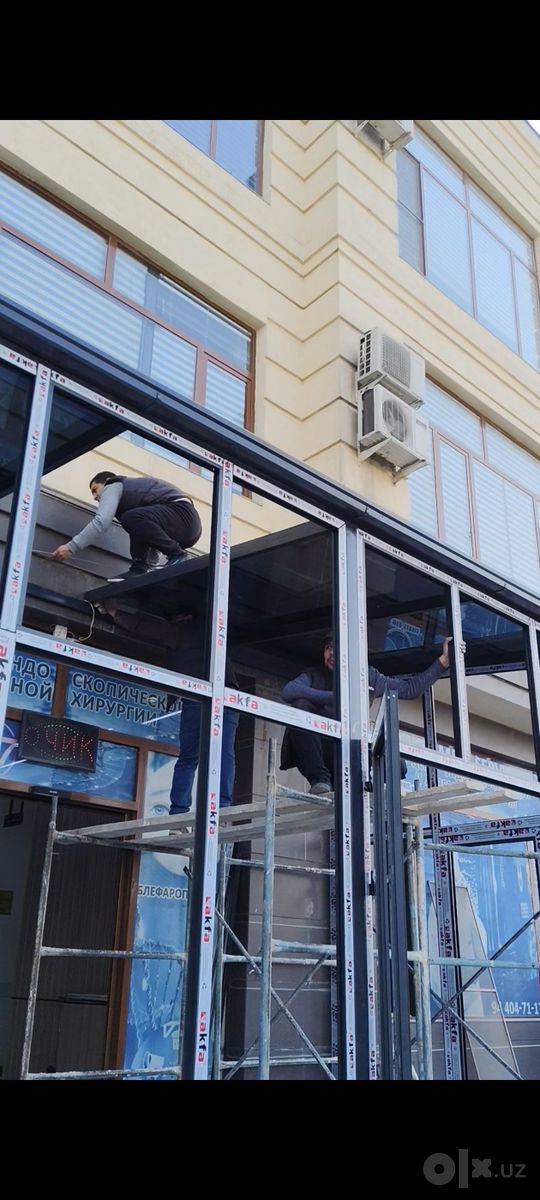 Ремонт и регулировка стеклянных дверей и витражей