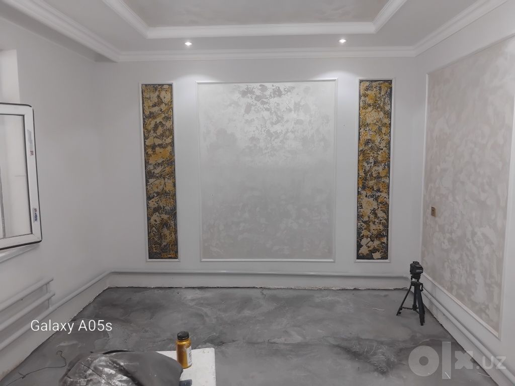 Гипсокартонные потолки, молдинг и LED подсветка