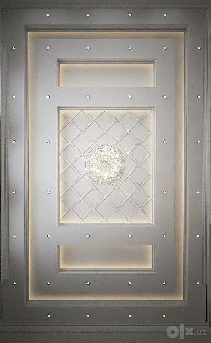 Гипсокартонные потолки, молдинг и LED подсветка