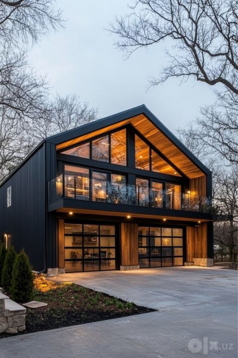Строительство дома в стиле BarnHouse под ключ