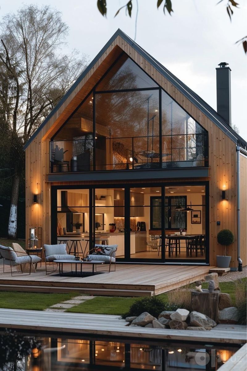 Строительство дома в стиле BarnHouse под ключ