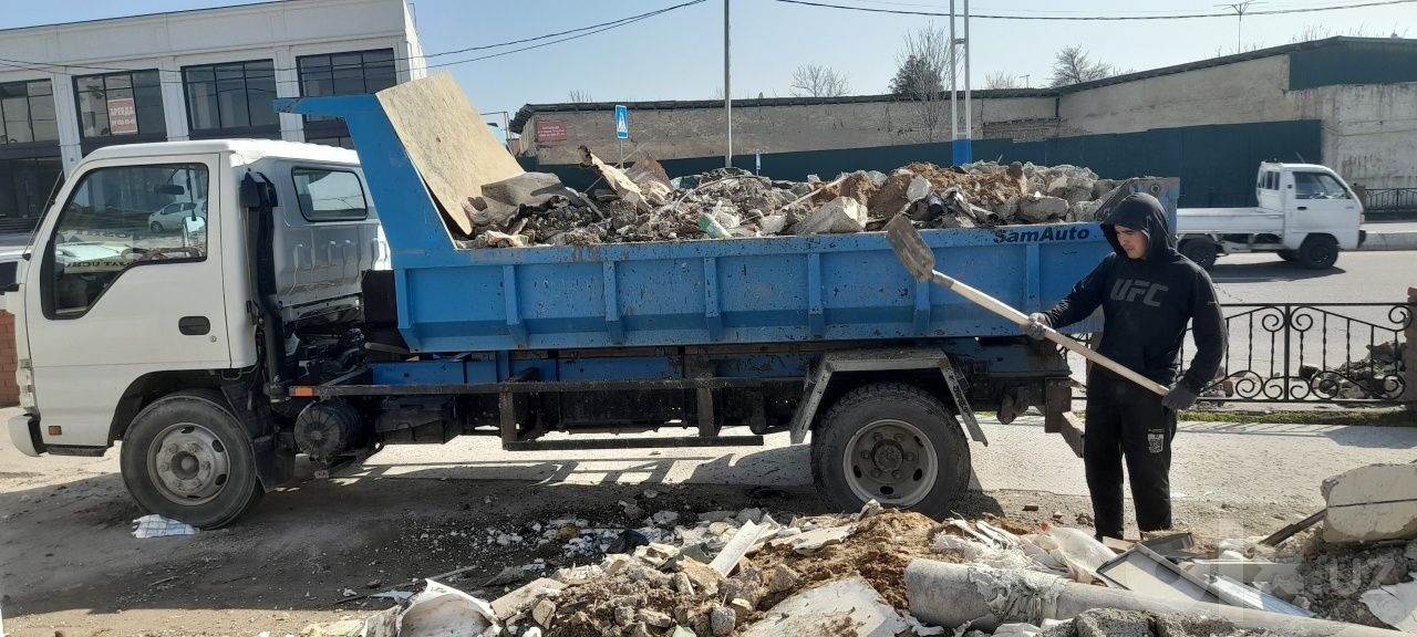 Вывоз мусора и доставка стройматериалов на Исузу