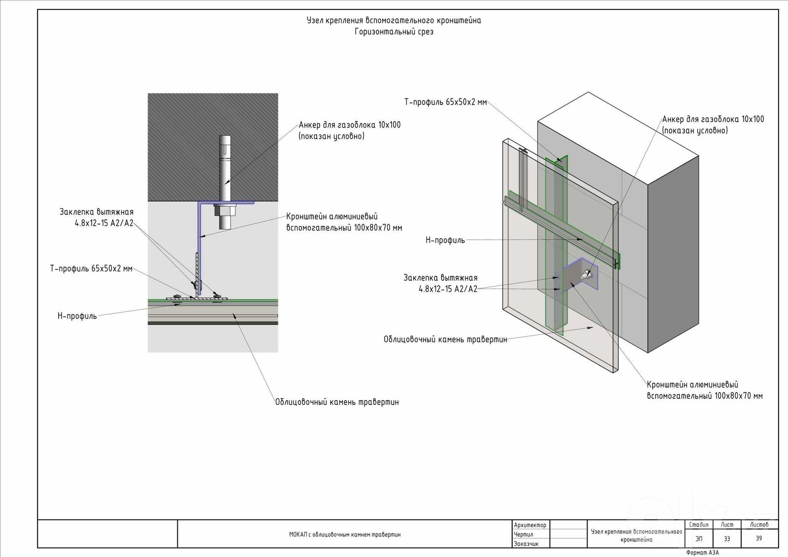 Проектирование фасадов зданий, разработка КМД и чертежей