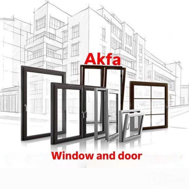Изготовление окон и дверей Акфа на заказ