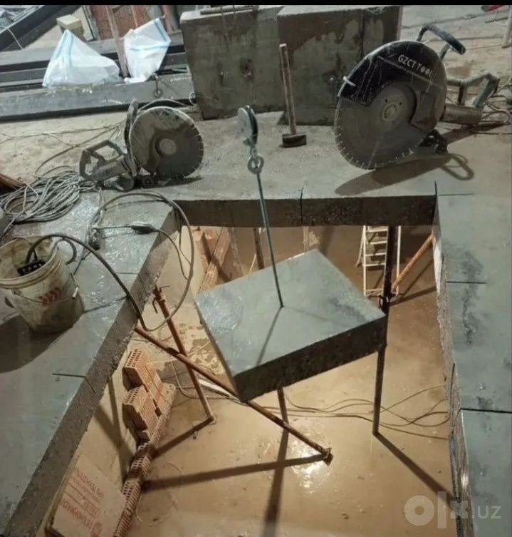 Резка и демонтаж бетона, бригада с опытом 15 лет