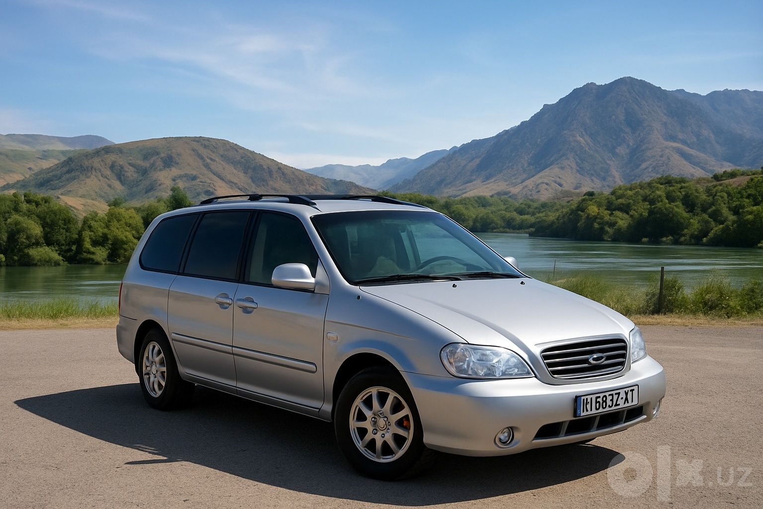 Такси в горы на минивэне Kia Carnival, 7 мест