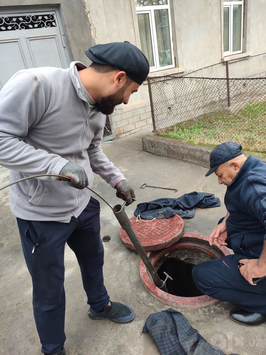 Гидрочистка канализационных труб под давлением, Ташкент 24/7