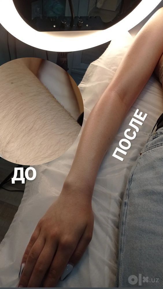 Женская депиляция воском и полосками на дому