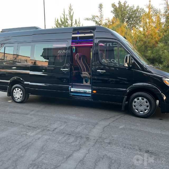 Аренда автобуса и микроавтобуса Mercedes по Узбекистану