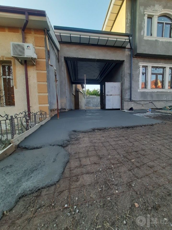 Стяжка пола под лазерный уровень, бордюры