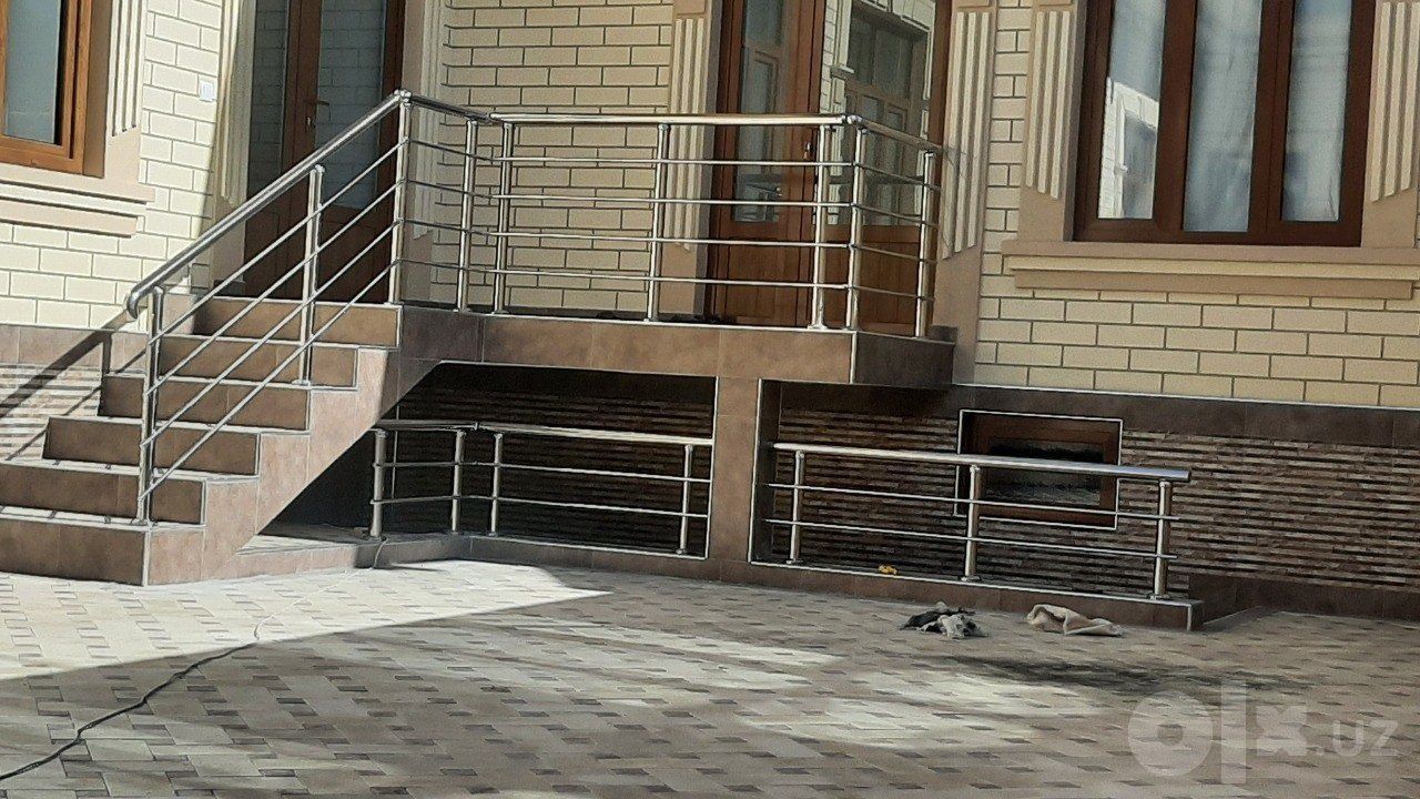 Перила из нержавеющей стали на заказ