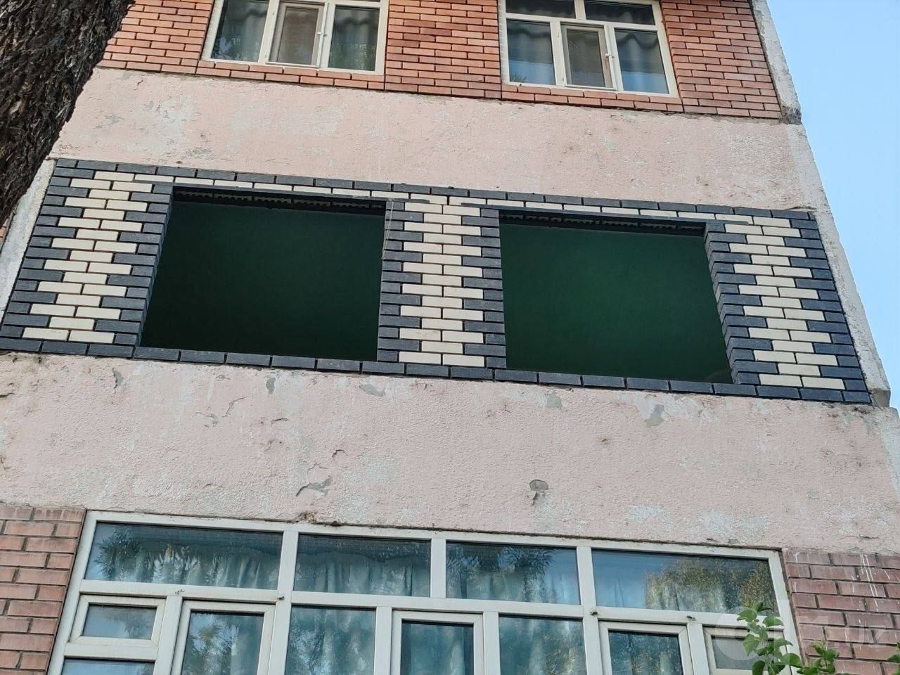 Кирпичная кладка балконов в Ташкенте