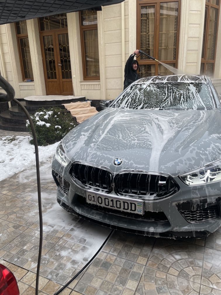 Выездная бесконтактная мойка BMW Carwash, нано мойка